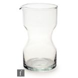 A mid 20th Century Iittala Tsaikka range minimalist carafe, circa 1957 designed by Timo Sarpaneva,