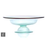 A small 19th Century Italian Murano glass dish after the antique, the shallow circular bowl with