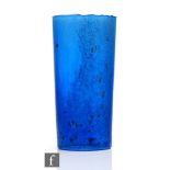 A 20th Century Kosta Boda glass vase from the Artist Collection by Bertil Vallien, of ovoid sleeve