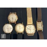 Four assorted mid 20th Century wrist watches to include a H. Moser and a Rotary automatic example,