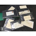 A collection of fifty two 18th and 19th Century postal entire covers, together with two 20th Century