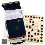 Elizabeth II - 1951 Festival of Britain ten coin specimen set, also three vinyl flip albums of