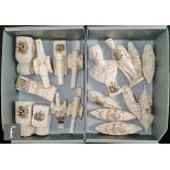 A collection of assorted early 20th Century World War One themed crested china to include various