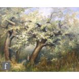 GEORGE R. WATERFIELD (1886-1979) - An apple tree in blossom, oil on board, signed, framed, 50cm x