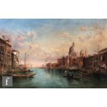 ALFRED POLLENTINE (1836-1890) - 'Santa Maria della Salute and The Dogana, Venice', oil on canvas,