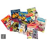 A collection of Silver Age UK reprint comics, comprising a full run of Strato (Thorpe and Porter)