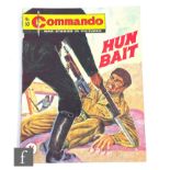 A Commando War Stories in Pictures comic #10 'Hun Bait', 1961.