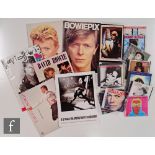 David Bowie / T. Rex - A collection of items, to include seventeen David Bowie and T-Rex CDs,