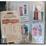 A collection of Edwardian and later postcards to include Post Box cards and comical examples, a