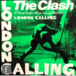 The Clash - A 1979 promotional CBS poster for London Calling, 60cm x 60cm, framed in black frame and