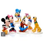 Six boxed Royal Doulton 'The Mickey Mouse Collection' figurines comprising Mickey Mouse MM1,