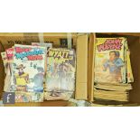 A large collection of Western themed comic books, to include Billy the Kid, Six-gun Heroes, Rocky