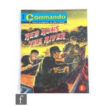 A Commando War Stories in Pictures comic #8 'Red Runs the River', 1961.