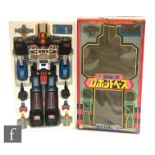 A 1980s Japanese Takara Diaclone Great Robot Base, plastic transforming robot base, complete with