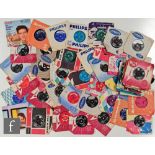 1960s Rock and Roll - A collection of 7 inch singles, to include Elvis Presley, Duane Eddy, Gene