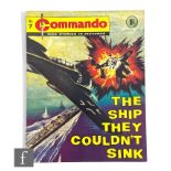 A Commando War Stories in Pictures comic #7 'The Ship They Couldn't Sink', 1961.