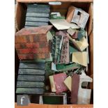 A collection of assorted homemade wooden farm buildings and accessories. (qty)