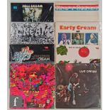 Cream - A collection of LPs, to include Heavy Cream, D3502, Early Cream, SPB-4037, Best Of Cream,