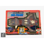 A 1980s GiG (Takara) Diaclone Dia-Train, plastic transforming robot toy, boxed.