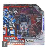 A Habsro Transformers Universe 25th Anniversary Soundwave, San Diego Comic Con 2008 exclusive,