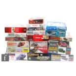 Twenty assorted plastic model kits of various scales and manufacturers, mostly military related,