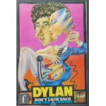 Alan Aldridge / Harry Willock - Promotional film poster for Bob Dylan: Don’t Look Back, film