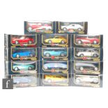 Fourteen 1:18 scale diecast models by Bburago, models to include Porsche 356B Coupe,