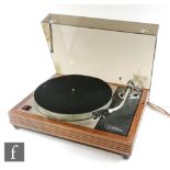 A Linn Sondek LP12 turntable, with SME 3009 tonearm and anti static mat, sold with smoked lid and