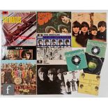 The Beatles - A collection of LPs and 7 inch singles, to include Please, Please Me, mono, PMC