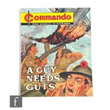 A Commando War Stories in Pictures comic #3 'A Guy Needs Guts', 1961.