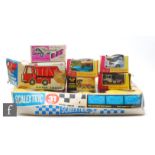 An assorted collection of toys, to include Scalextric 31 set, a Buddy Dump Truck, Britains B.A.T Gun