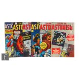 Six Marvel Tales to Astonish issues comprising #10, #20, #22, #23, #24, and #26, 1960s, all