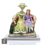 A boxed Royal Worcester figurine modelled by Ronald van Ruyckevelt from the Victorian Series '