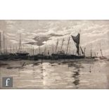 CHARLES HENRY BASKETT (1872-1953) - 'Brightlingsea', aquatint, signed and titled in pencil,