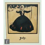 AFTER SIR WILLIAM NICHOLSON (1872–1949) - 'July' - from the series 'An Almanac of Twelve Sports',