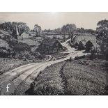 CHARLES WILLIAM TAYLOR (1878-1960) - 'Sussex Highway', woodcut, signed in pencil and numbered 41/50,