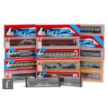 Seventeen assorted OO gauge passenger coaches by Lima and Graham Farish to include BR, LMS,