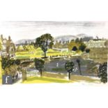 EDWIN LA DELL, ARA (1914-1970) - 'Wrekin College, Wellington, Telford', lithograph, signed and