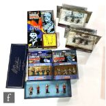 A collection of assorted toy soldiers, comprising two Corgi Skirmish 1:50 scale sets, CC60011 and
