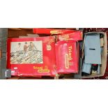 A collection of Triang assorted model railway items and accessories, to include operating helicopter