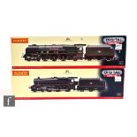 Two OO gauge Hornby locomotives, R2782XS DCC sound fitted Duchess Class 8P 4-6-2 BR green 'City of