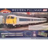 An OO gauge Bachmann 30-420 Western Pullman Ultima Digital Sound Train Set, 6 car unit in BR blue