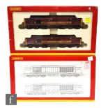 Two OO gauge Hornby Co-Co diesel electric DMU sets all weathered, comprising R2336 Mainline Class 58