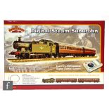 An OO gauge Bachmann 30-055 DCC Digital Steam Suburban train set, comprising 0-6-2 BR green 5658