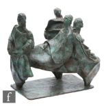 Bayard Osborn (1922-2012) - Women, bronze, signed and dated '75, height 25cm, width 30cm.