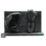 Bayard Osborn (1922-2012) - Where Are Her Sons?, bronze, signed and dated '75, height 22cm.