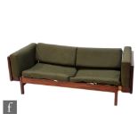 George Fejer and Eric Phampilon - Guy Rogers - A Beverley Hills sofa bed with exposed teak frame,