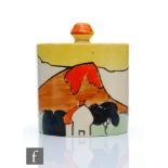 Clarice Cliff - Mountain - A size 3 drum preserve circa 1931, hand painted with a stylised tree