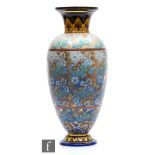 Royal Doulton - A large early 20th Century Chineware stoneware vase of slender shouldered form