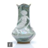 Max Hiller - Rosenthal Kronach - An early 20th Century Art Nouveau vase of globe and shaft form